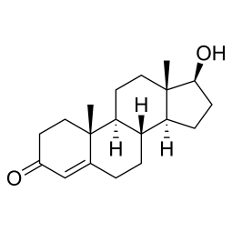 Testosterone chemical formula
