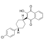 Chemical formula of Atovaquone