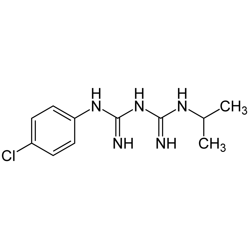 Formule chimique du proguanil