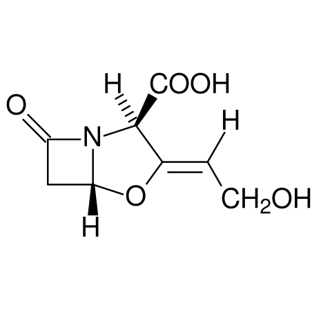 Chemical formula of clavulanic acid
