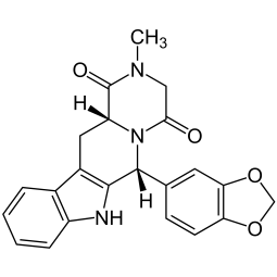 Chemical formula of Tadalafil