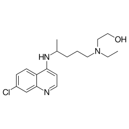 Formule chimique de l'hydroxychloroquine