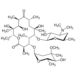 Chemical formula of Erythromycine