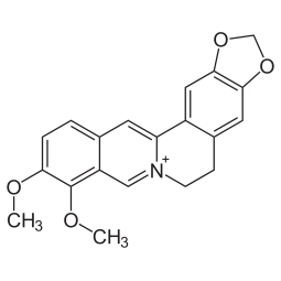 Chemical formula of Berberine