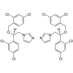 Formule chimique du Miconazole