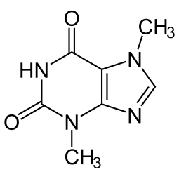 Formule chimique de la Théobromine