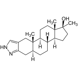Formule chimique du Stanozolol