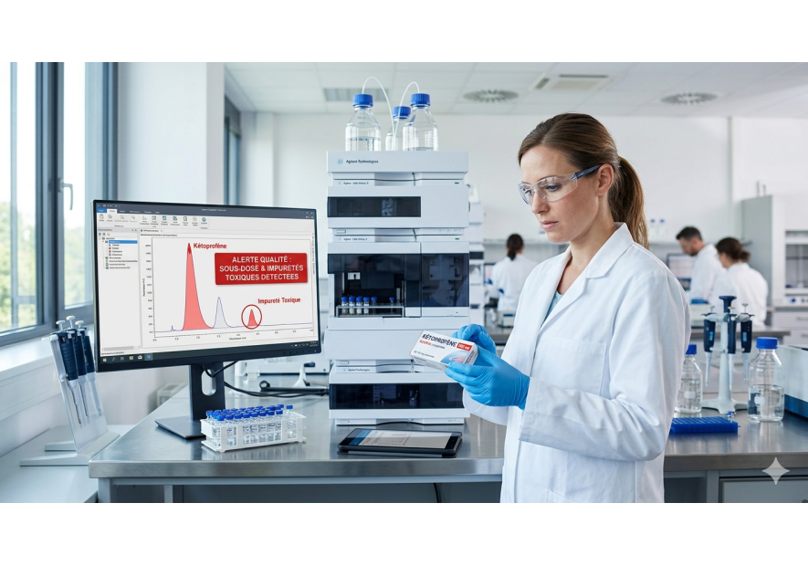 Analyse de kétoprofène en laboratoire : Une nécessité pour la sécurité des patients