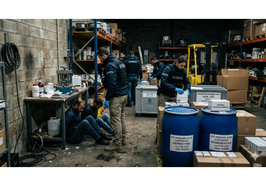 Operation Pangea XVIII : un coup d'arrêt mondial au trafic de médicaments illicites