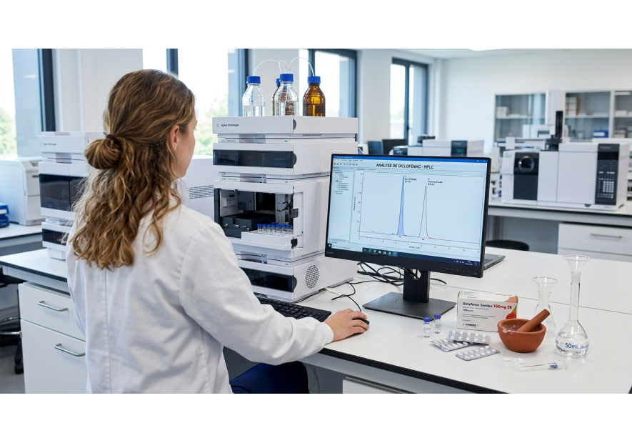 Analyse de diclofénac en laboratoire : pourquoi vérifier la conformité de vos AINS