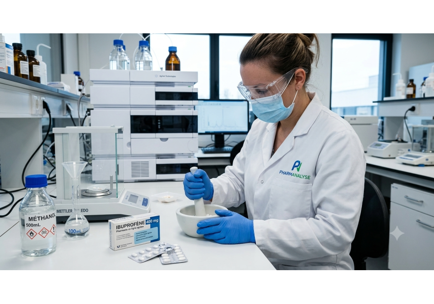 Analyse d'ibuprofène en laboratoire : la science au service de votre sécurité thérapeutique