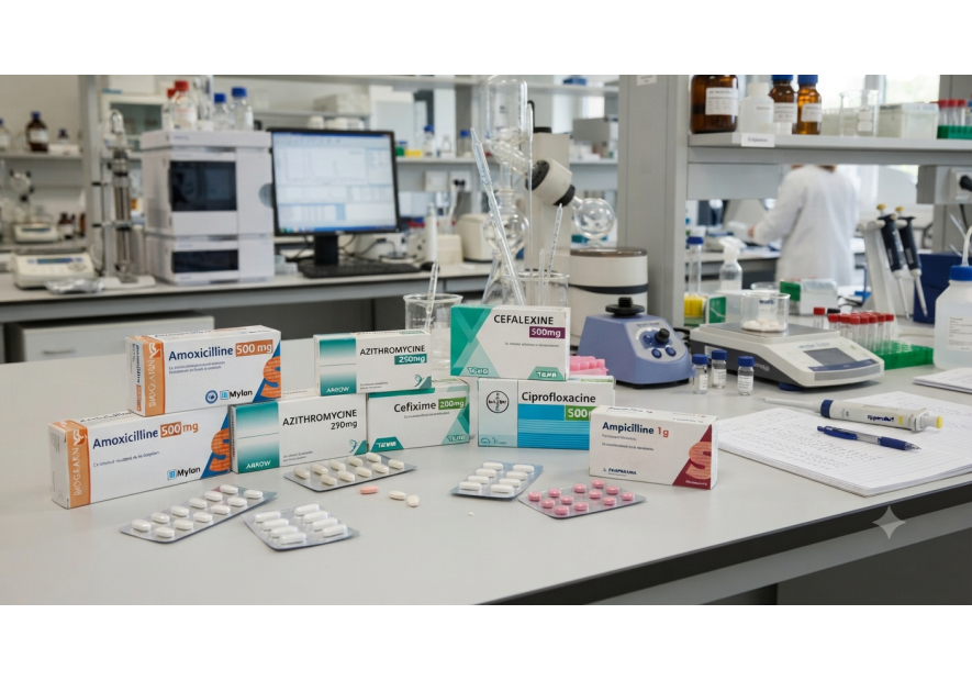 Analyse d'antibiotique en laboratoire : la science pour garantir l'efficacité thérapeutique