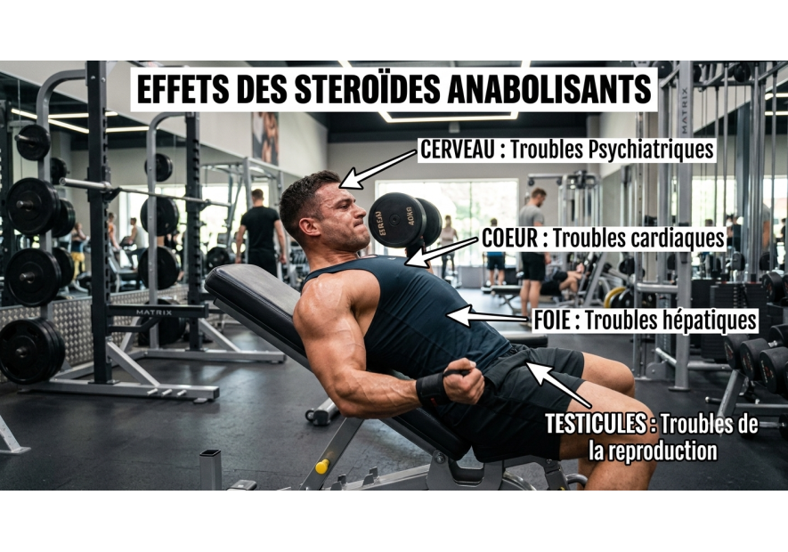Stéroïde anabolisant et perturbateur endocrinien : le déséquilibre hormonal